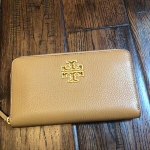 Tory Burch Tan Leather Wallet
